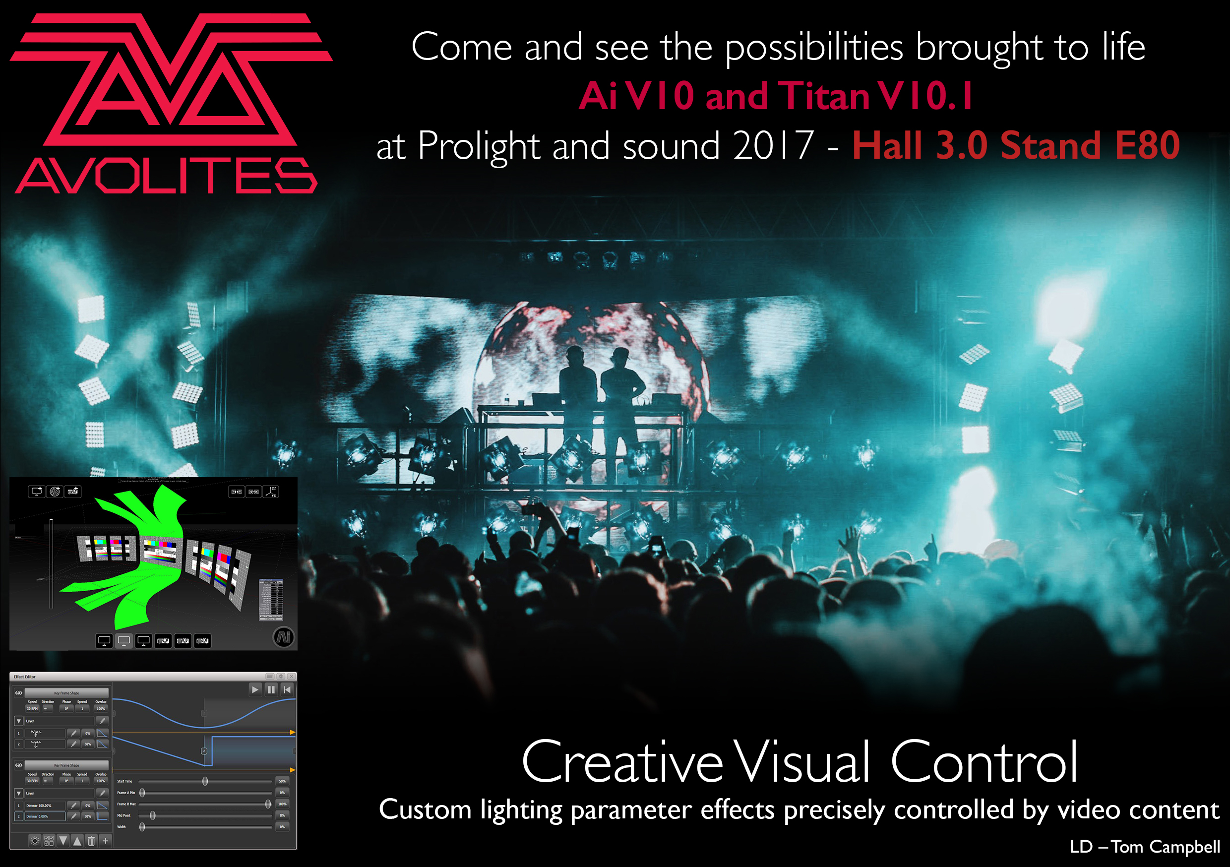 Avolites to showcase trailblazing lighting and video integration at Prolight + Sound 2017